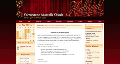 Desktop Screenshot of cornerstoneapostolicchurch.org
